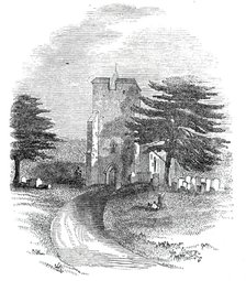 St Martin's Church, near Canterbury, 1844. Creator: Unknown.