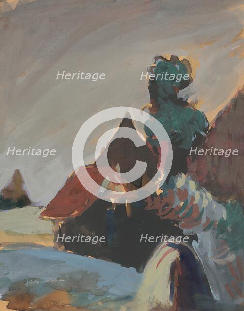 Village cottages, 1940/1944. Creator: Ján Novák.