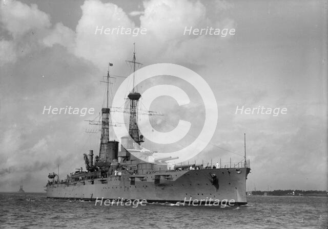 U.S.S. New York or U.S.S. Texas, 1917. Creator: Harris & Ewing.