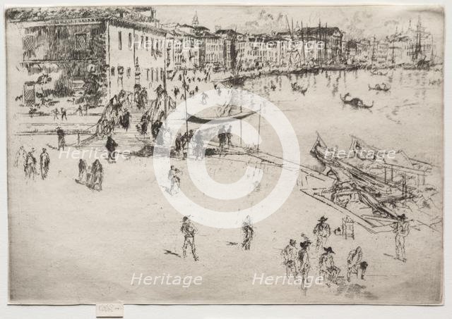 The Riva, No. 2, 1886. Creator: James McNeill Whistler (American, 1834-1903).