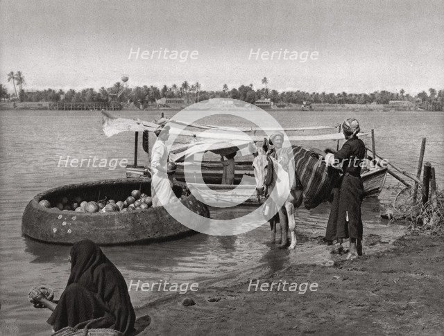 Transport in Iraq, 1925. Artist: A Kerim