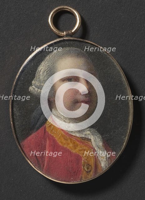 Self-portrait of the artist, 1763. Creator: Nathaniel Hone.