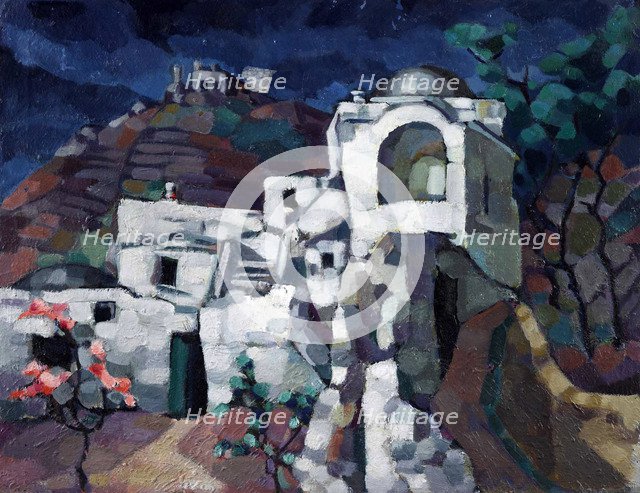 Ruins in Capri, 1922-1923.