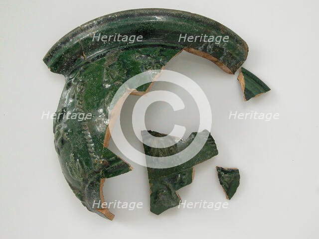 Fragments of a Bowl, Coptic, 4th-7th century. Creator: Unknown.