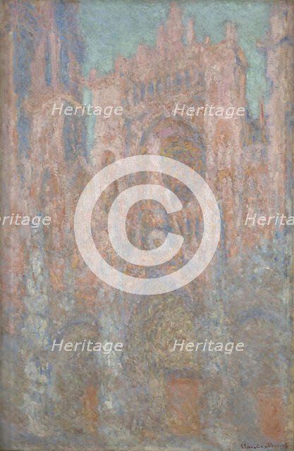 La cathédrale de Rouen. Fin d'après midi (The Rouen Cathedral. Late afternoon), 1893. Creator: Monet, Claude (1840-1926).