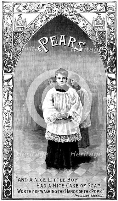 Advertisement for Pears’ Soap, 1890. Creator: Unknown.