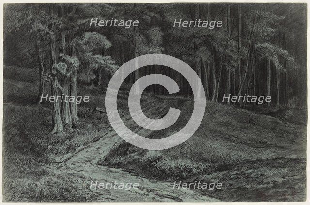 Entrance to the Forest near Kelheim, 1871. Creator: Carel Nicolaas Storm.