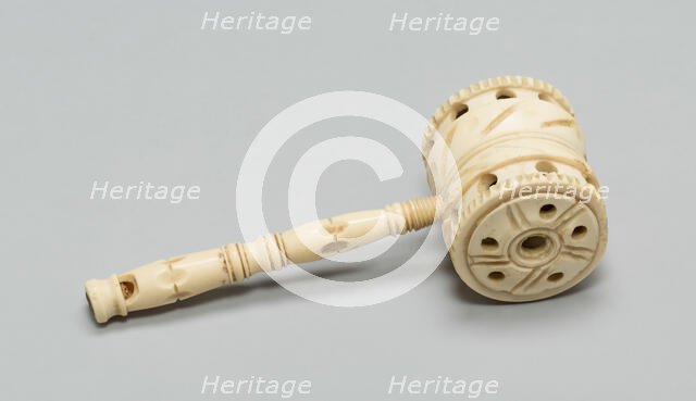 Rattle, United States, 18th to 19th century. Creator: Unknown.