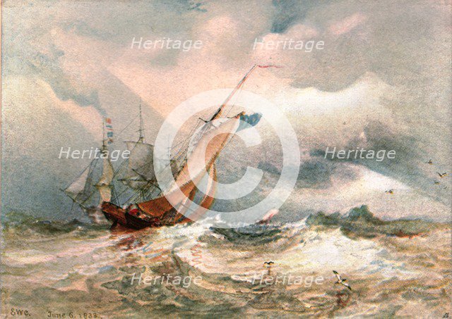 'A Breezy Day', 1822, (c1900). Creator: Unknown.