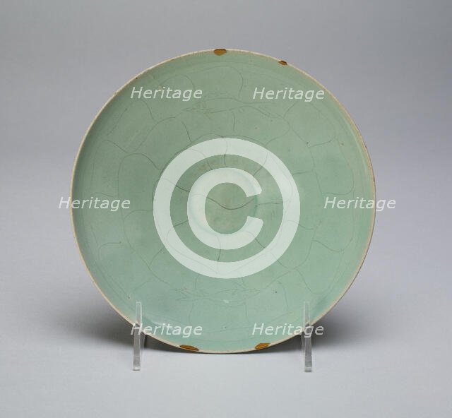 Bowl with Radiating Petals and Two Fish, Korea, Goryeo dynasty (918-1392). Creator: Unknown.