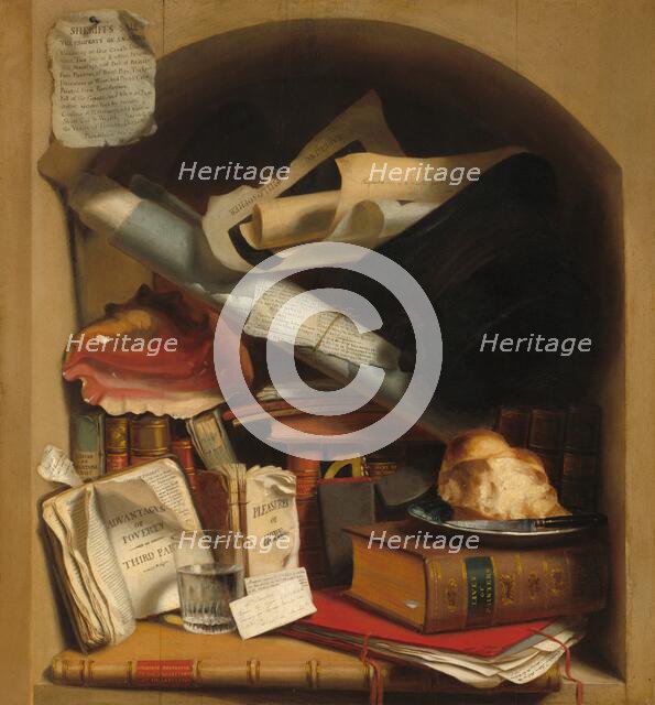 Poor Artist's Cupboard, c. 1815. Creator: Charles Bird King.