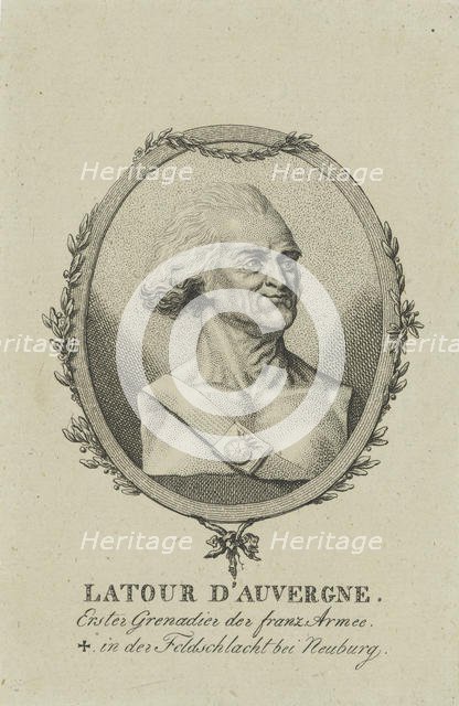 Théophile Corret de La Tour d'Auvergne (1743-1800), c. 1800. Creator: Anonymous.