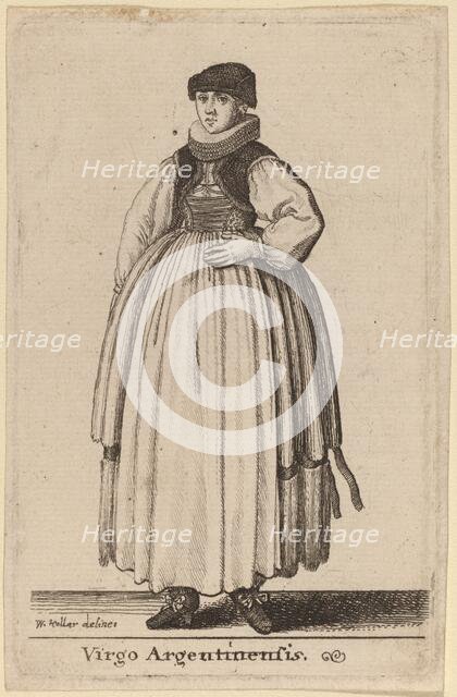 Virgo Argentinensis. Creator: Wenceslaus Hollar.