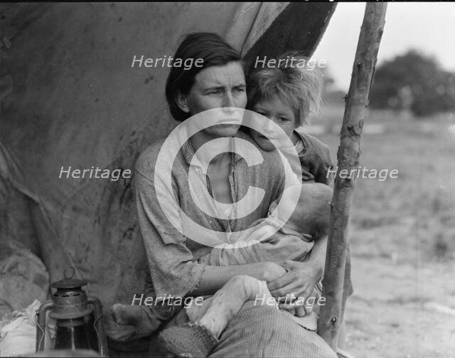 Migrant agricultural worker's family, 1936. Creator: Dorothea Lange.