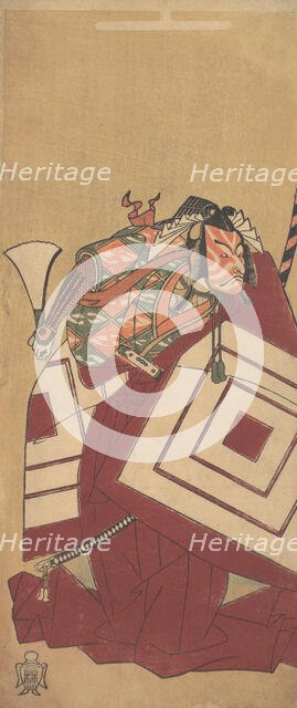 The Fifth Ichikawa Danjuro as Kisou Takiguchi, 12th month, 1770. Creator: Shunsho.