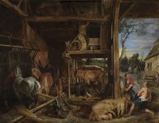 The prodigal son, 1618. Creator: Rubens, Pieter Paul (1577-1640).