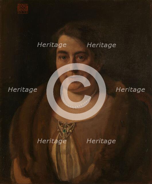 Adèle van Meekren, second wife of Andries van Wezel, 1912.  Creator: Willem Witsen.