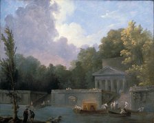 Park Scene, 18th century. Creator: Hubert Robert.