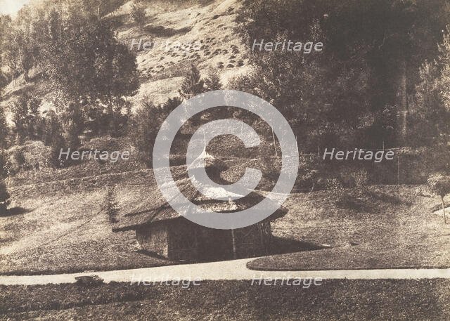 Rustic Pavilion at Eaux-Bonnes, 1854. Creator: Attributed to William Henri Gebhard.