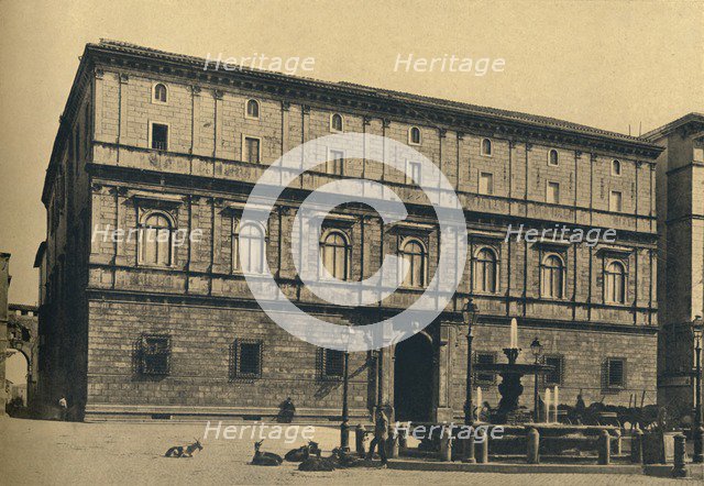 'Roma - Piazza Scossacavalli. - Palace of Prince Torlonia, by Bramante', 1910. Artist: Unknown.