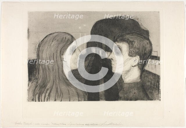 Attraction II, 1895. Creator: Edvard Munch.