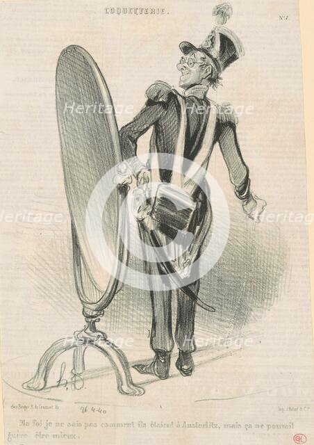 Ma fois je ne sais pas comment ils ..., 19th century. Creator: Honore Daumier.