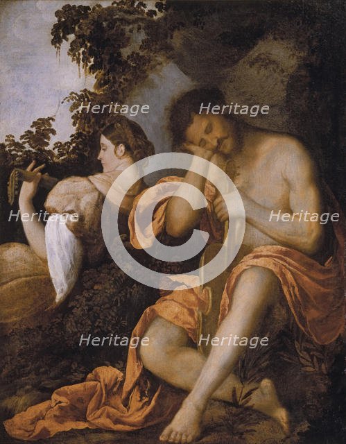 The Musicians, c. 1520. Creator: Cariani, Giovanni (ca. 1485-1547).