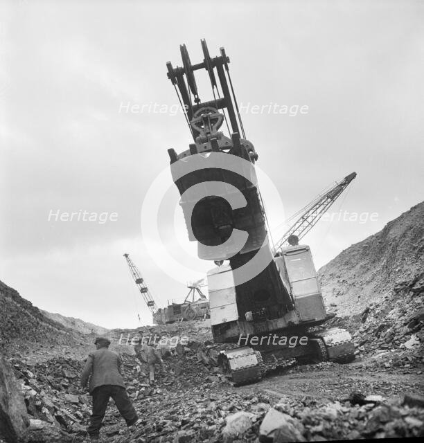 Carrington's Coppice Opencast Colliery, Smalley, Amber Valley, Derbyshire, 12/04/1948. Creator: John Laing plc.