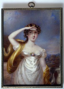 Portrait of Miss Frances Maria Kelly, actress and singer, c.1815. Creator: H Millett.