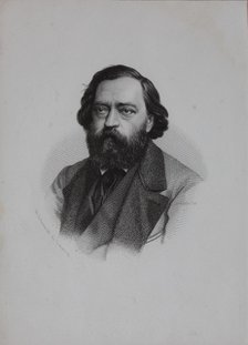 Portrait of Nikolay Platonovich Ogarev (1813-1877), 1850s.
