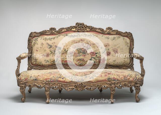 Sofa, probably c. 1830/1850. Creator: Unknown.