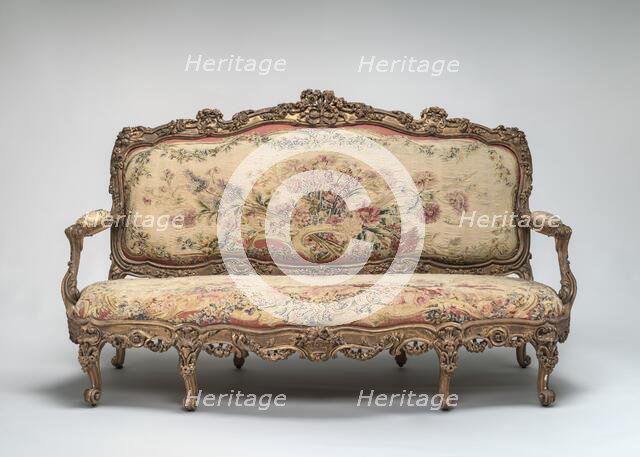 Sofa, probably c. 1830/1850. Creator: Unknown.