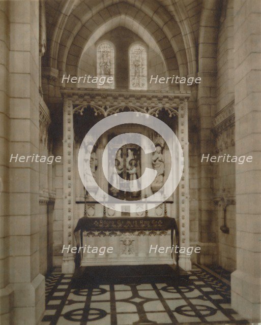 'Holy Cross Chapel, Buckfast Abbey', late 19th-early 20th century. Artist: Unknown.