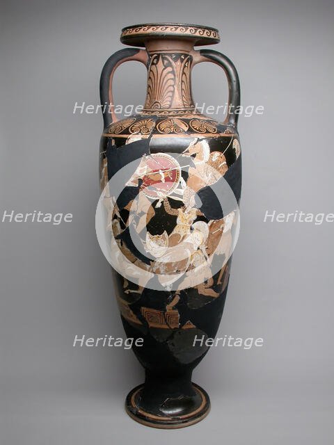 Amphora (Storage Jar), 340-330 BCE. Creator: Ixion Painter.