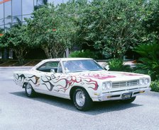 1969 Plymouth customised sedan. Artist: Unknown.