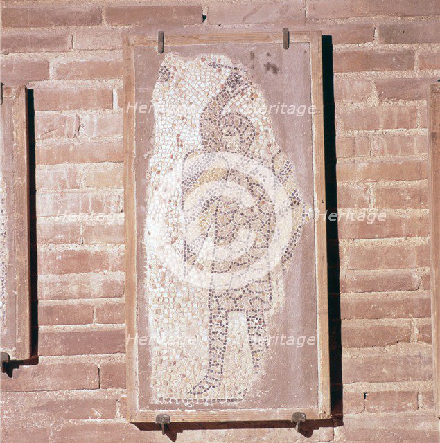 Soldier of the 4th Crusade, Mosaic in church of San Giovanni Evangelista, 13th century. Artist: Unknown.