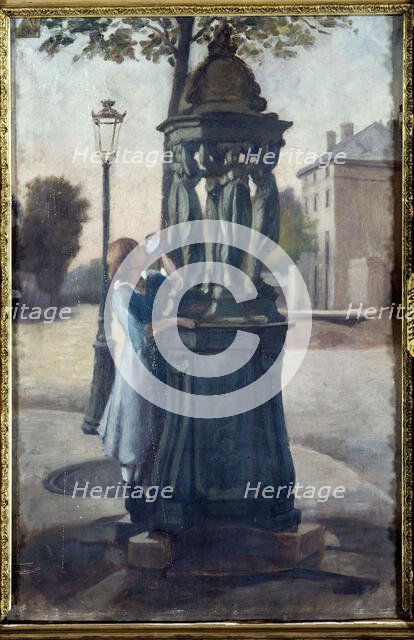 A Wallace Fountain, c1880. Creator: Andre Gill.