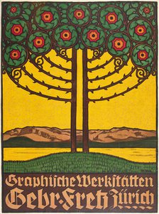 Grafische Werkstätten Gebrüder Fretz Zürich, 1913. Creator: Koch, Walther (1875-1915).