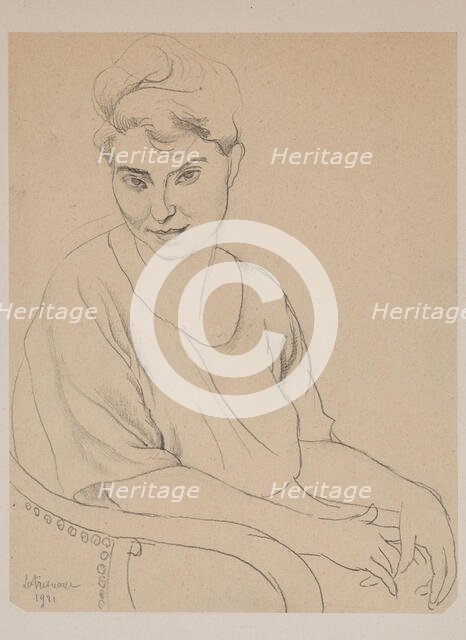 La Roumaine, 1921. Creator: Roger de la Fresnaye.