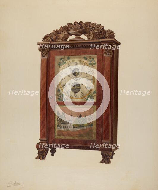 Shelf Clock, c. 1938. Creator: Frank Wenger.