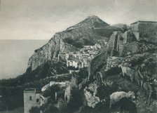 View of the sea with Monte Solaro, Capri, Italy, 1927. Artist: Eugen Poppel.