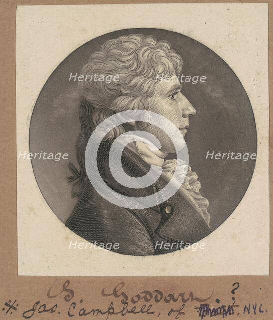 James Campbell, c. 1804. Creator: Charles Balthazar Julien Févret de Saint-Mémin.