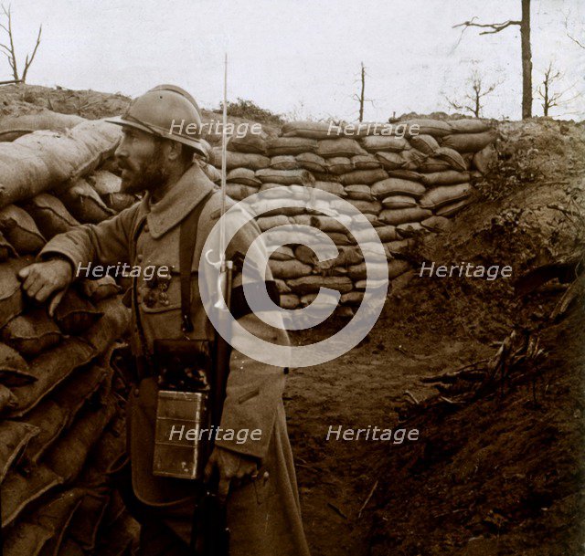 Look-out, c1914-c1918. Artist: Unknown.