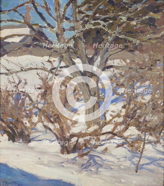 Winter Landscape, 1901. Creator: Ferdynand Ruszczyc.