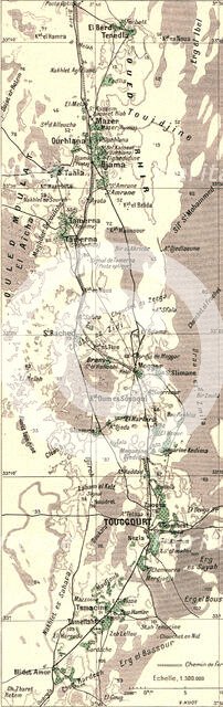 ''Le bas Sahara-Les Oasis, Oued Rhir; Afrique du nord', 1914. Creator: Unknown.