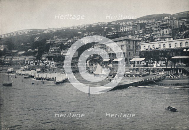 'Ventnor - Panorama from the Sea', 1895. Artist: Unknown.