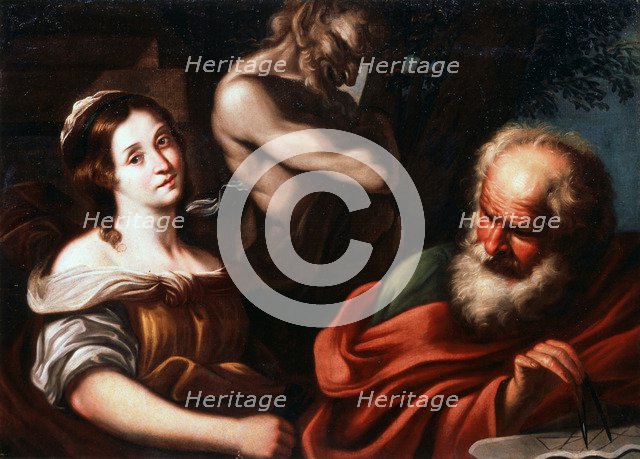 'Allegory of Mathematics', early 17th century. Artist: Bernardo Strozzi