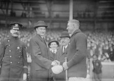 Mayor Mitchel & [Christy] Mathewson, between c1910 and c1915. Creator: Bain News Service.