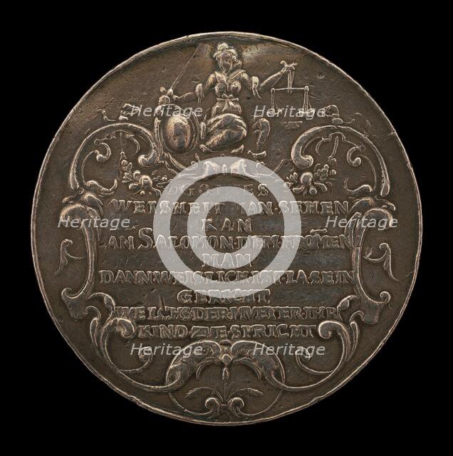 Justice [reverse], c. 1625. Creator: Daniel Sailer.