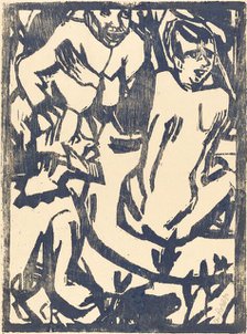 Susanna and the Elders, 1916/1917. Creator: Christian Rohlfs.